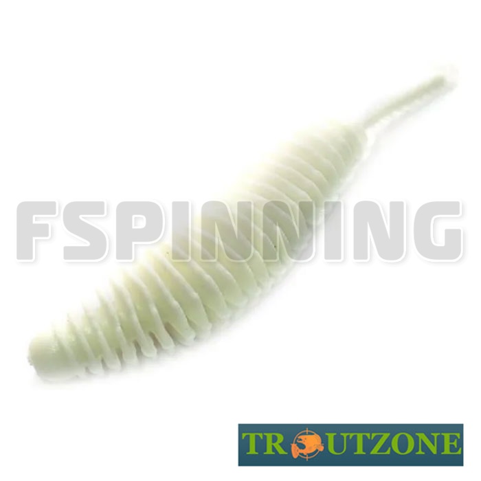 Мягкие приманки Trout Zone Plamp 2.5g/60mm white сыр 7шт