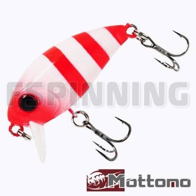 Воблер Mottomo Stalker 36F White Red