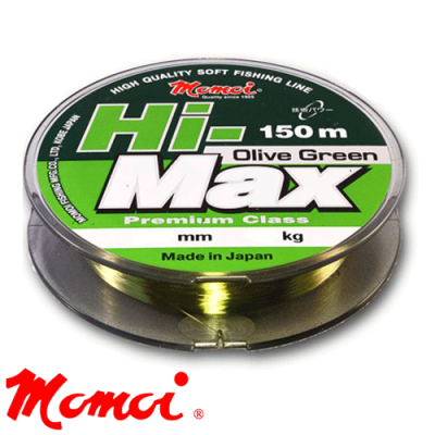 Леска Momoi Hi-Max Olive Green 150m #0.12mm/1.6kg (оливковый) - купить в интернет-магазине в Москве