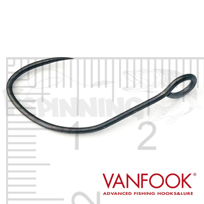 Крючки одинарные Vanfook SP-41BL #1/0 (8шт в уп)