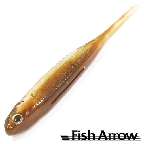 Мягкие приманки Fish Arrow Flash J 4 #VO 02 Brown/Aurora 5шт