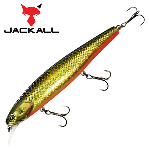 Воблер Jackall Smash Minnow 110SP 18,8gr #hl gold & black