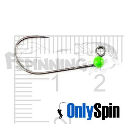 Форелевые джиг-головки OnlySpin Decoy AH-12 безбородые #6 0.6gr зеленый 3шт - купить в интернет-магазине в Москве
