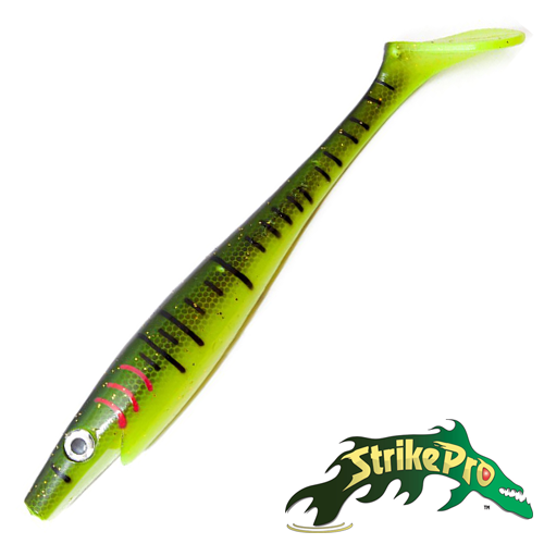 Мягкие приманки Strike Pro Pig Shad SP-172A#KG11 Hot Bass Kanalgrattis Color