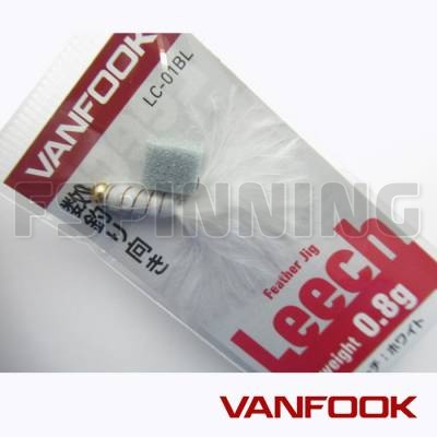 Стример Vanfook Leech LC 01BL 0.8gr white