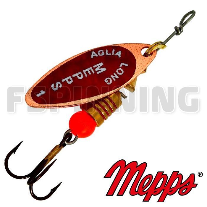 Блесна Mepps Aglia Long Redbo 1 4.5gr CU