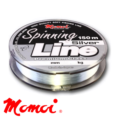 Леска Momoi Spinning Line Silver 100m #0.22mm/5.5kg (серебряный) - купить в интернет-магазине в Москве