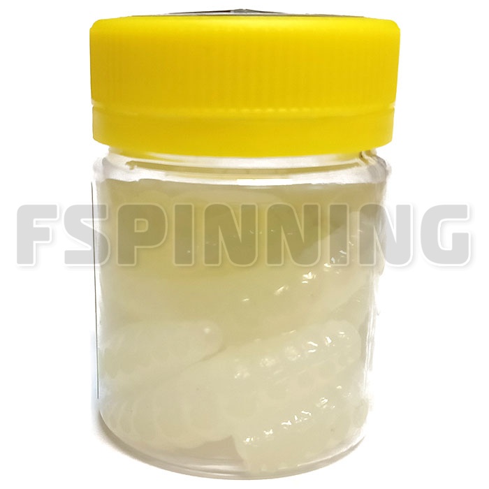 Силиконовые приманки Cool Place Maggot Stretch Floating 1.6 сыр #glow 10шт