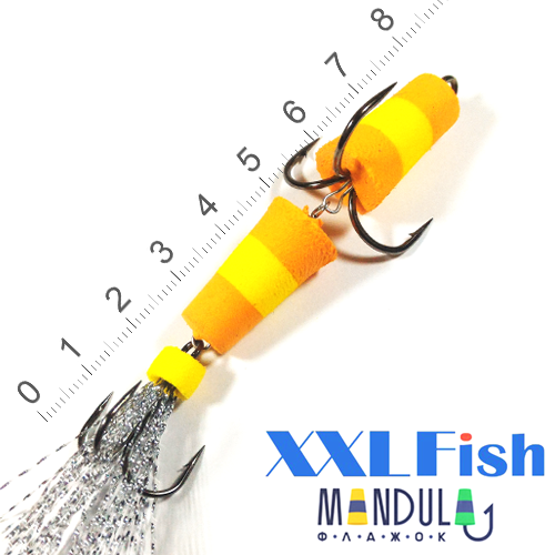 XXL Fish Мандула XXL Fish Classic 80mm #13 оранж/желтый/оранж