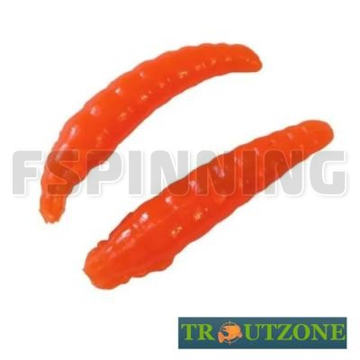 Мягкие приманки Trout Zone Paddle 1.6g/40mm orange сыр 10шт