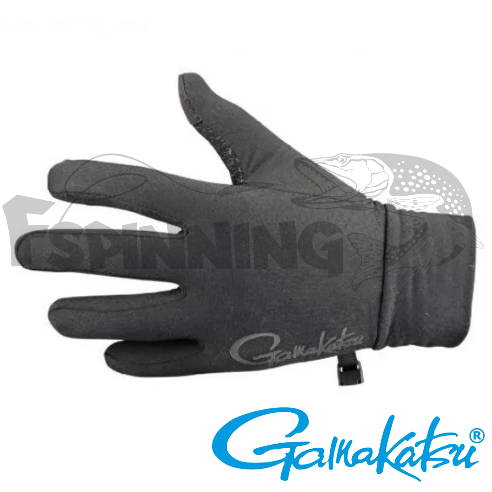 Перчатки Gamakatsu Gloves Screen Touch #L black - купить в интернет-магазине в Москве
