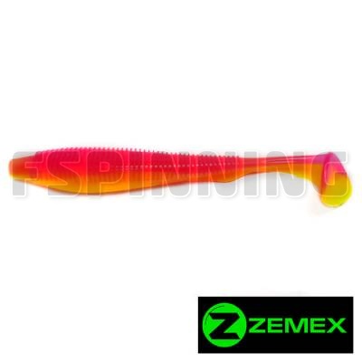 Силиконовая приманка Zemex Moby 5" LS17, 4 шт.