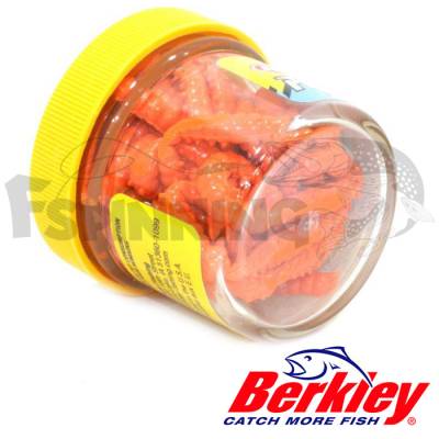Личинки искусственные Berkley Powerbait Power Honey Worm #hot orange