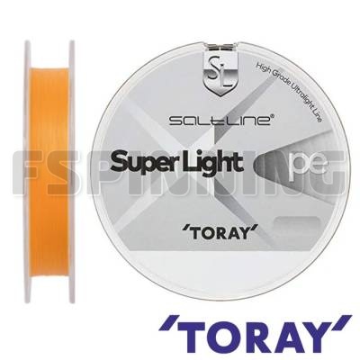 Шнур Toray Saltline Super Light PE X4 150m gold-orange #0.3 6lb 0.09mm 2.8kg - купить в интернет-магазине в Москве