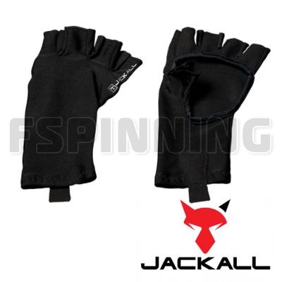 Перчатки солнцезащитные Jackall Cool Touch UV Cut Gloves Black L - купить в интернет-магазине в Москве
