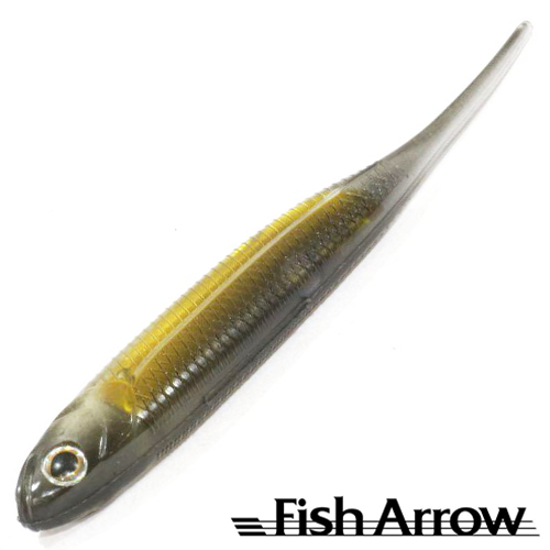 Мягкие приманки Fish Arrow Flash J 3 SW #107 Black/Gold 5шт