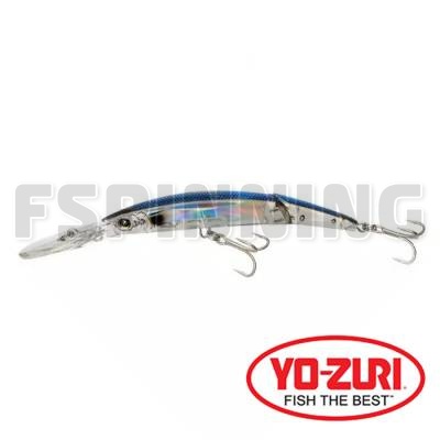 Воблер Yo-Zuri Crystal 3D Minnow Deep Diver Jointed 130F B