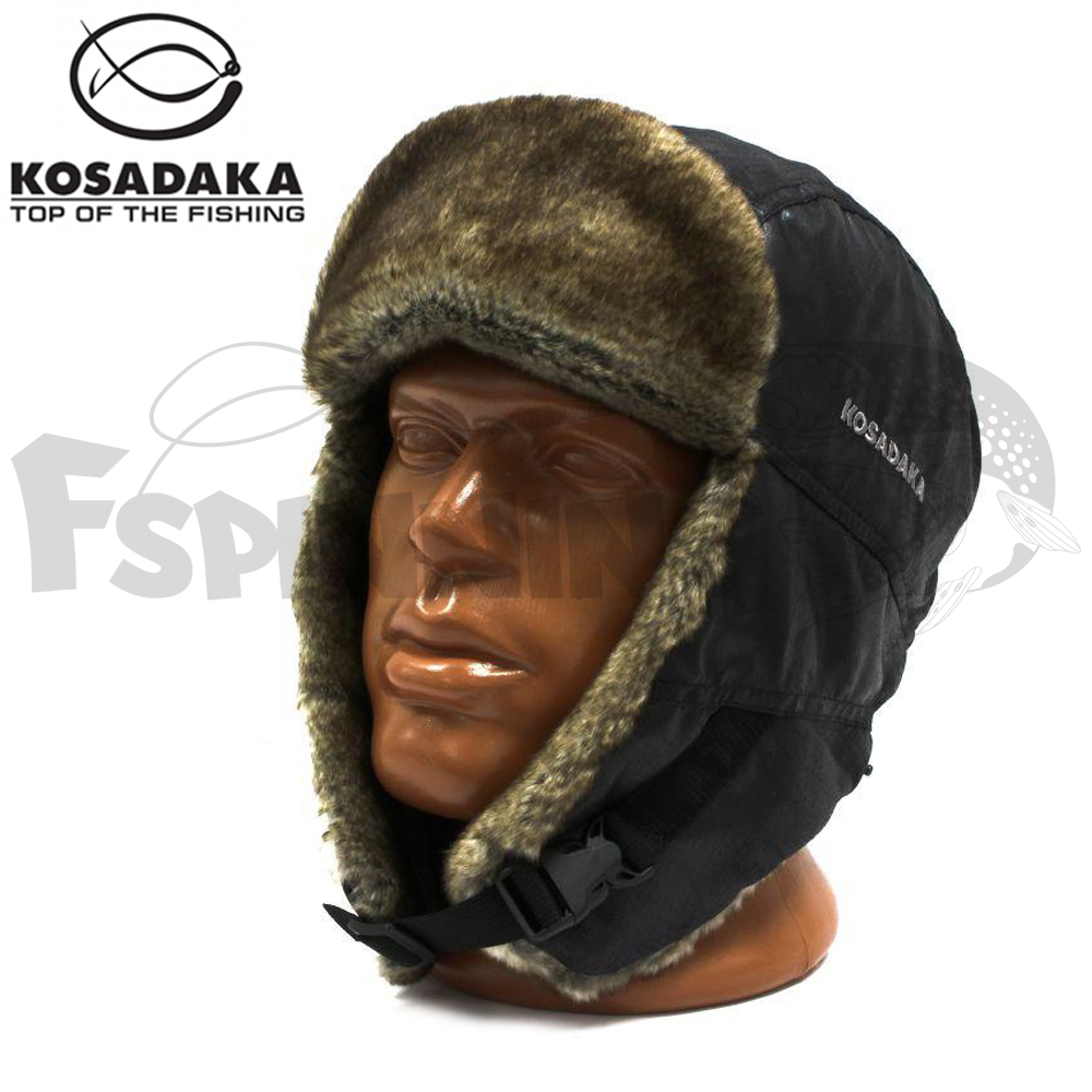 Шапка ушанка Kosadaka Extreme2 белка черный - купить в интернет-магазине в Москве

