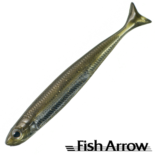 Мягкие приманки Fish Arrow Flash J Huddle 4 #06 Kosan Ayu/Silver 6шт