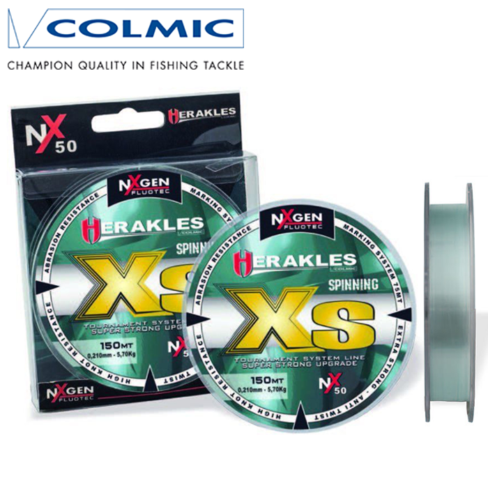 Леска Colmic Heracles XS 150m 0.17mm/3.4kg (светло-зеленый) - купить в интернет-магазине в Москве