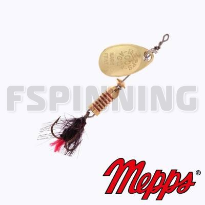 Блесна вращающаяся Mepps Aglia Mouch Noire №00 1.5gr OR