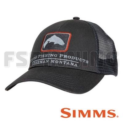 Кепка Simms Trout Icon Trucker Cap Carbon - купить в интернет-магазине в Москве
