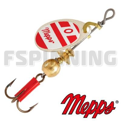 Блесна вертушка Mepps Aglia Blanc Rouge 0 2.5gr AG