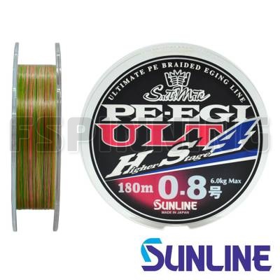Шнур Sunline SM PE EGI ULT HS4 HG 120m multicolor #0.8 0.148mm 6.3kg - купить в интернет-магазине в Москве