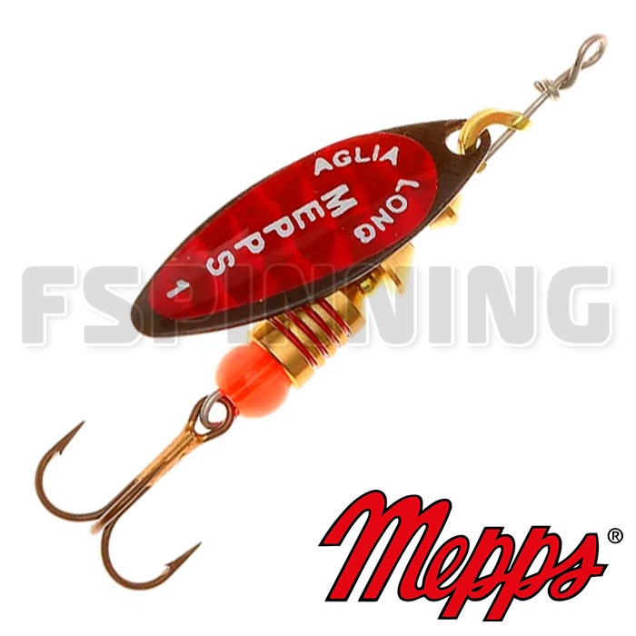 Блесна Mepps Aglia Long Redbo 1 4.5gr NR