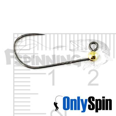 Форелевые джиг-головки OnlySpin Decoy AH-12 безбородые #6 0.9gr золото 3шт - купить в интернет-магазине в Москве

