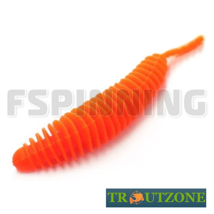 Мягкие приманки Trout Zone Plamp 1.6g/40mm orange сыр 8шт