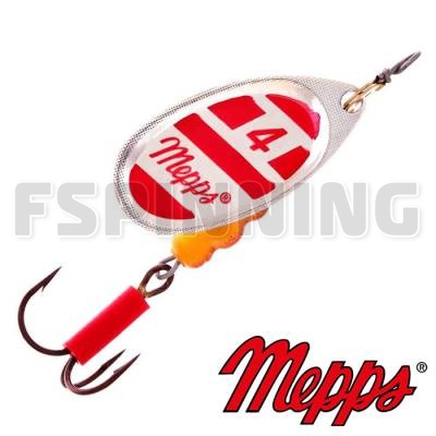 Блесна вертушка Mepps Aglia Blanc Rouge 4 9gr AG
