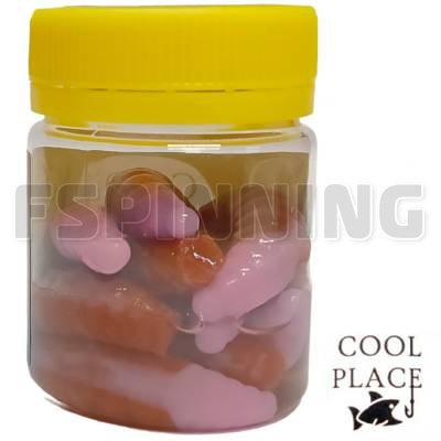 Силиконовые приманки Cool Place Maggot Stretch Floating 1.6 сыр #brown бабушкино пальто 10шт