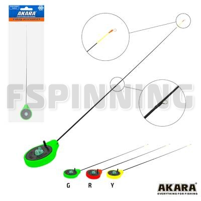 Зимняя удочка Akara Finezza UL 0.7-2.8gr green - купить в интернет-магазине в Москве