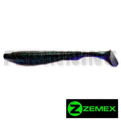 Силиконовая приманка Zemex Moby 5" LS12, 4 шт.