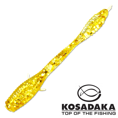 Мягкие приманки Kosadaka T-Liner Worm 55mm #TG 15шт - купить в Москве