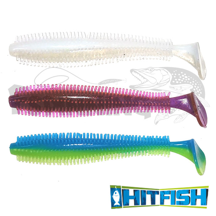 Big Pimp Shad 5.7 Мягкие приманки Hitfish Big Pimp Shad 5.7 MIX2 3шт