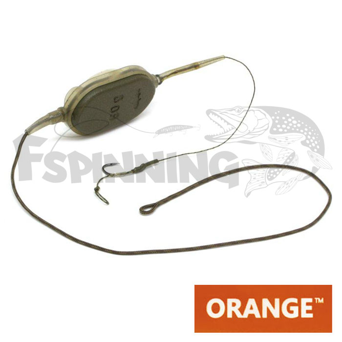 Оснастка карповая Orange #32 Arc Flat Metod Leadcore для бойла 60gr