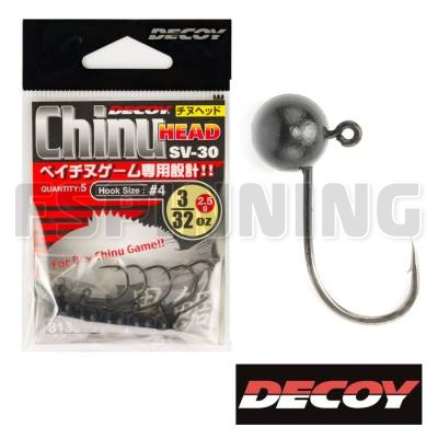 Джиг-головки Decoy SV-30 Chinu Head #4 0.9gr 5шт - купить в интернет-магазине в Москве
