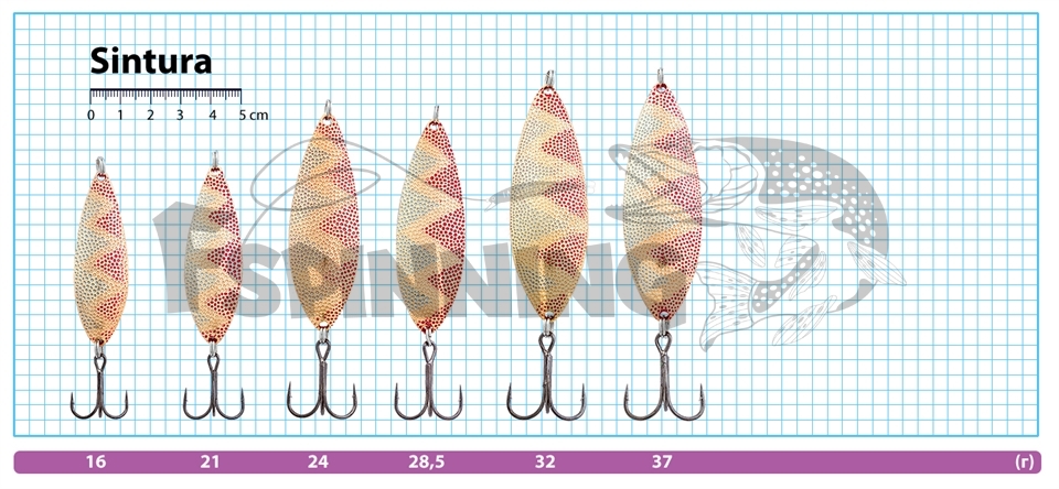 Блесна колебалка Pontoon 21 Sintura 32gr #G20-002 - купить в Москве
