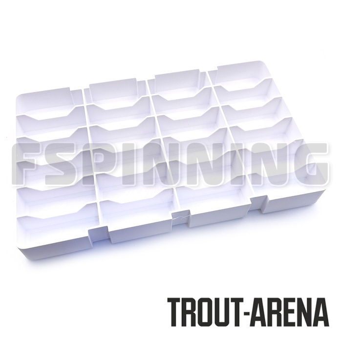 Trout Arena вставка для воблеров в коробку Rodio Craft RC-2010NSM белая