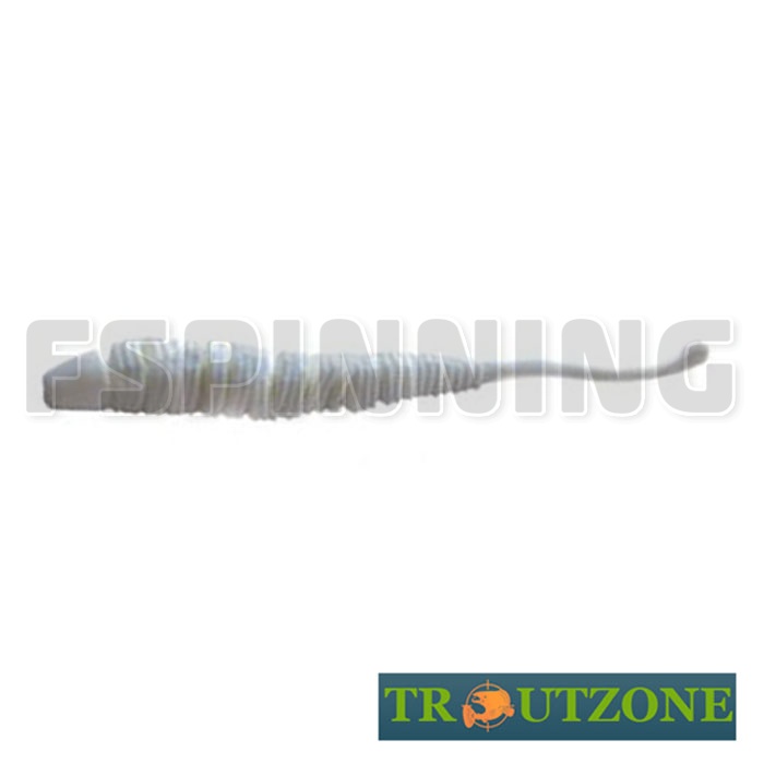 Мягкие приманки Trout Zone Boll 3.2g/81mm white сыр 12шт