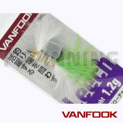 Стример Vanfook Leech LC 18BL 1.2gr glow/chart