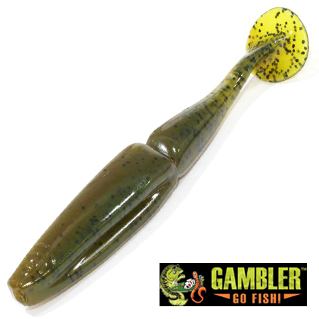 Мягкие приманки Gambler EZ Swimmer 4,25 #Ripe Melon 7шт