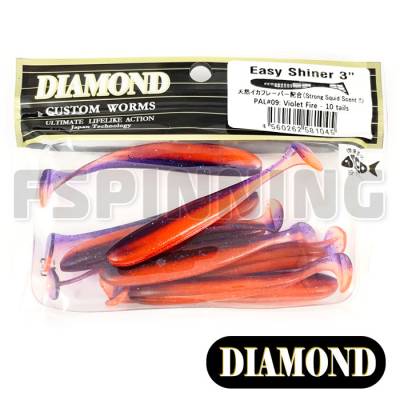 Силиконовые приманки Diamond Easy Shiner 3.5 PAL09 8шт - купить в Москве