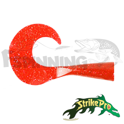 Хвосты Strike Pro Wolf Tail Jr. #оранжевый с блестками 2шт