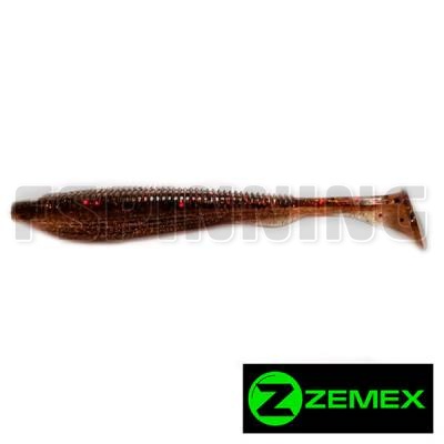  Силиконовая приманка Zemex Moby 4" LS10, 5 шт.