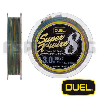 Шнур Duel Super X-Wire 8 200m 5Color-Yellow Marking #0.6 0.13mm 13lb 5.8kg - купить в интернет-магазине в Москве