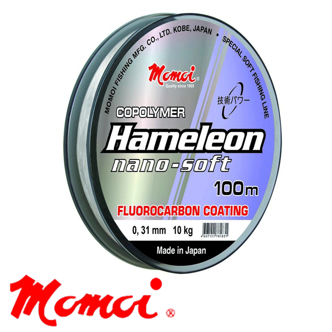 Леска Momoi Hameleon Nano-Soft 100m #0.26mm/7.5kg - купить в интернет-магазине в Москве