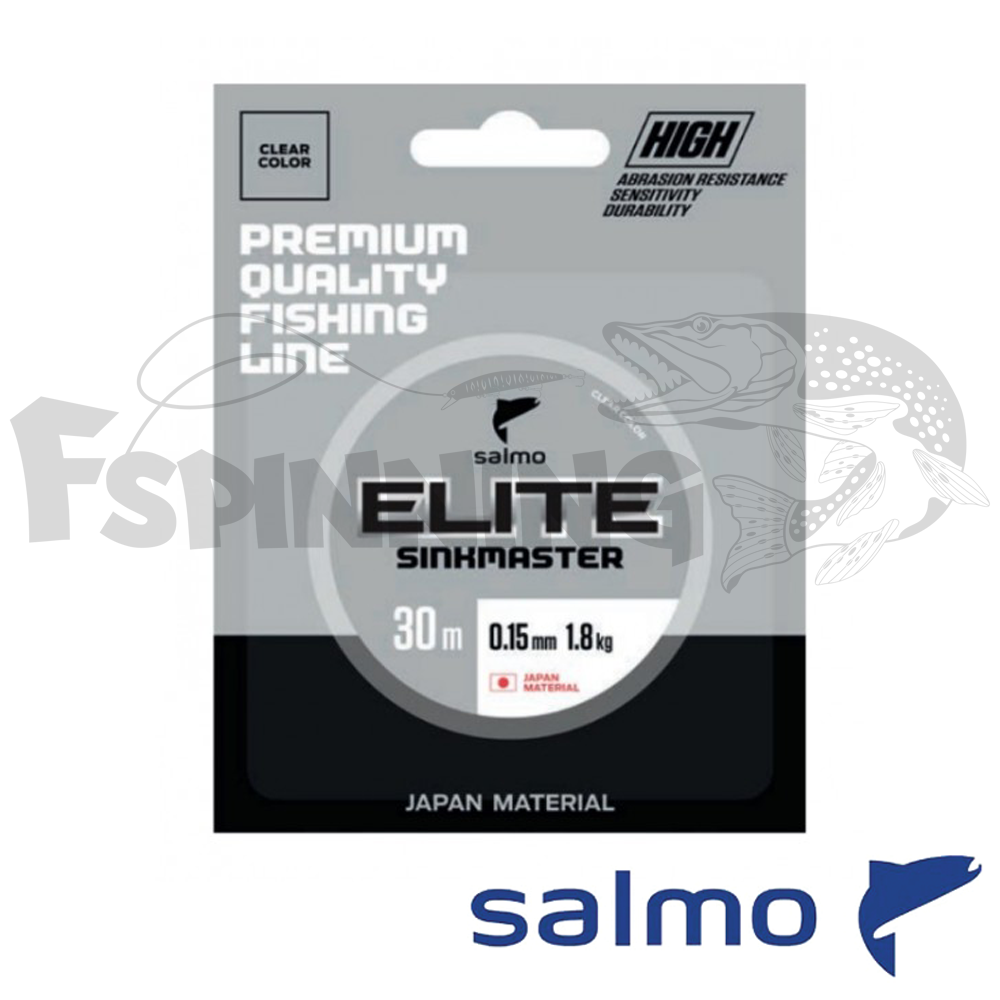 Леска Salmo Elite Sinkmaster 30m 0.12mm/1.20kg - купить в интернет-магазине в Москве